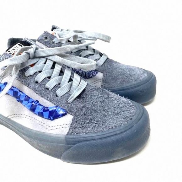 VANS x Rokit Old Skool 36 DX Shoes Suede Gray Low VN0000SRBKU Sneakers Women For - Picture 5 of 11